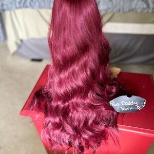 Burgundy Wave Hair Wig